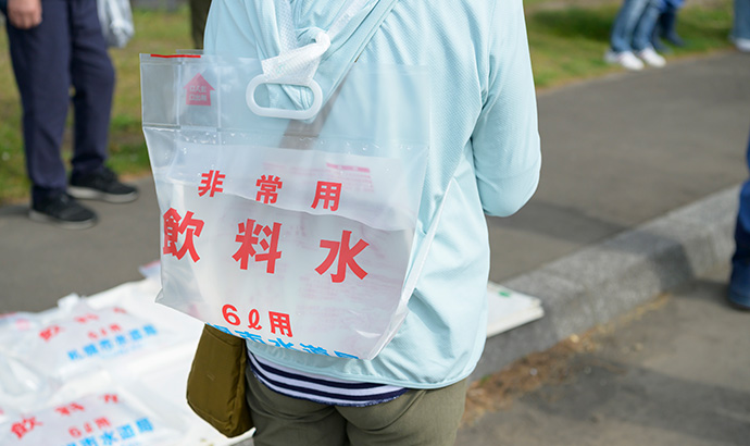 災害時の備蓄水として活用できる