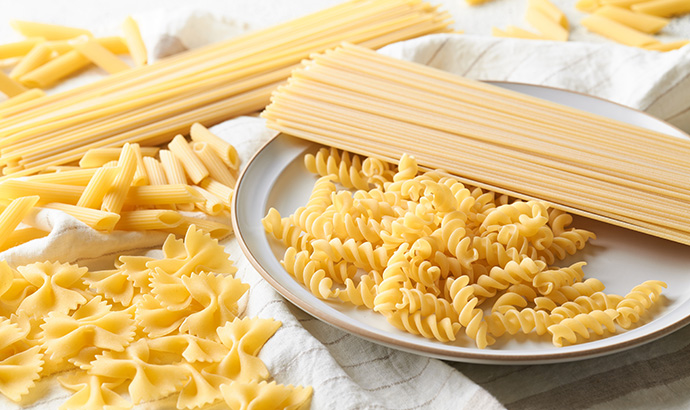 水漬けパスタに向いている種類と向かない種類