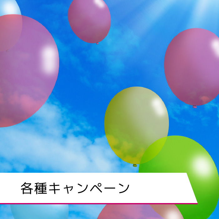 各種キャンペーン